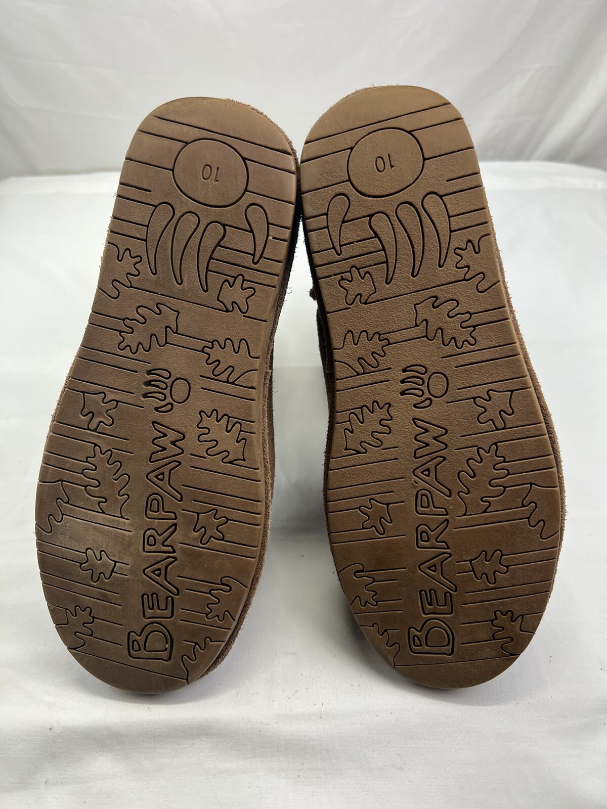 Bearpaw Emma Short Brown Round Toe Pull On Winter Boots Womens Size US 10 608W