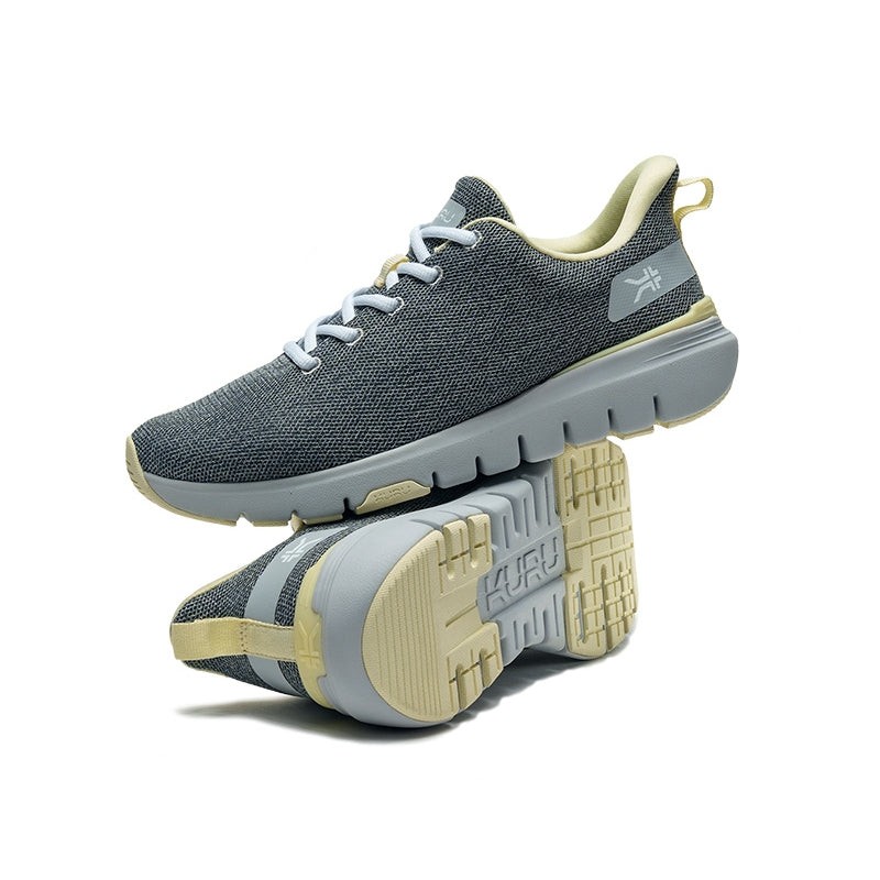 NEW Kuru Women’s FLEX Via -Dove Gray-Pale Lime- SHIPS FREE!