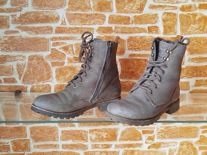 Women Panama Jack Boots Beige Nubuck 39