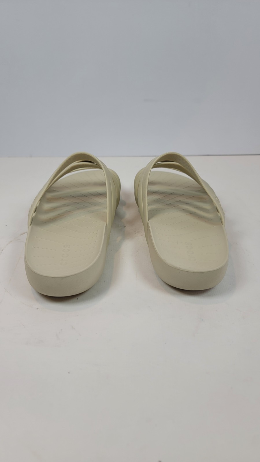 Womens crocs Getaway Strappy Slide Stucco 209587-160 US W 8
