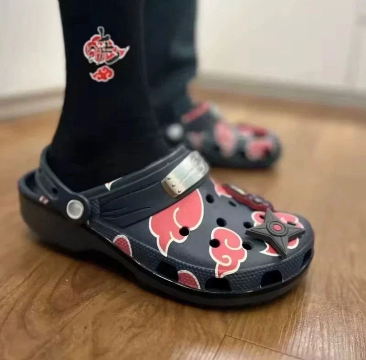 Itachi Slippers Slip On Unisex Soft Comfortable Naruto Casual Shoes 36-43