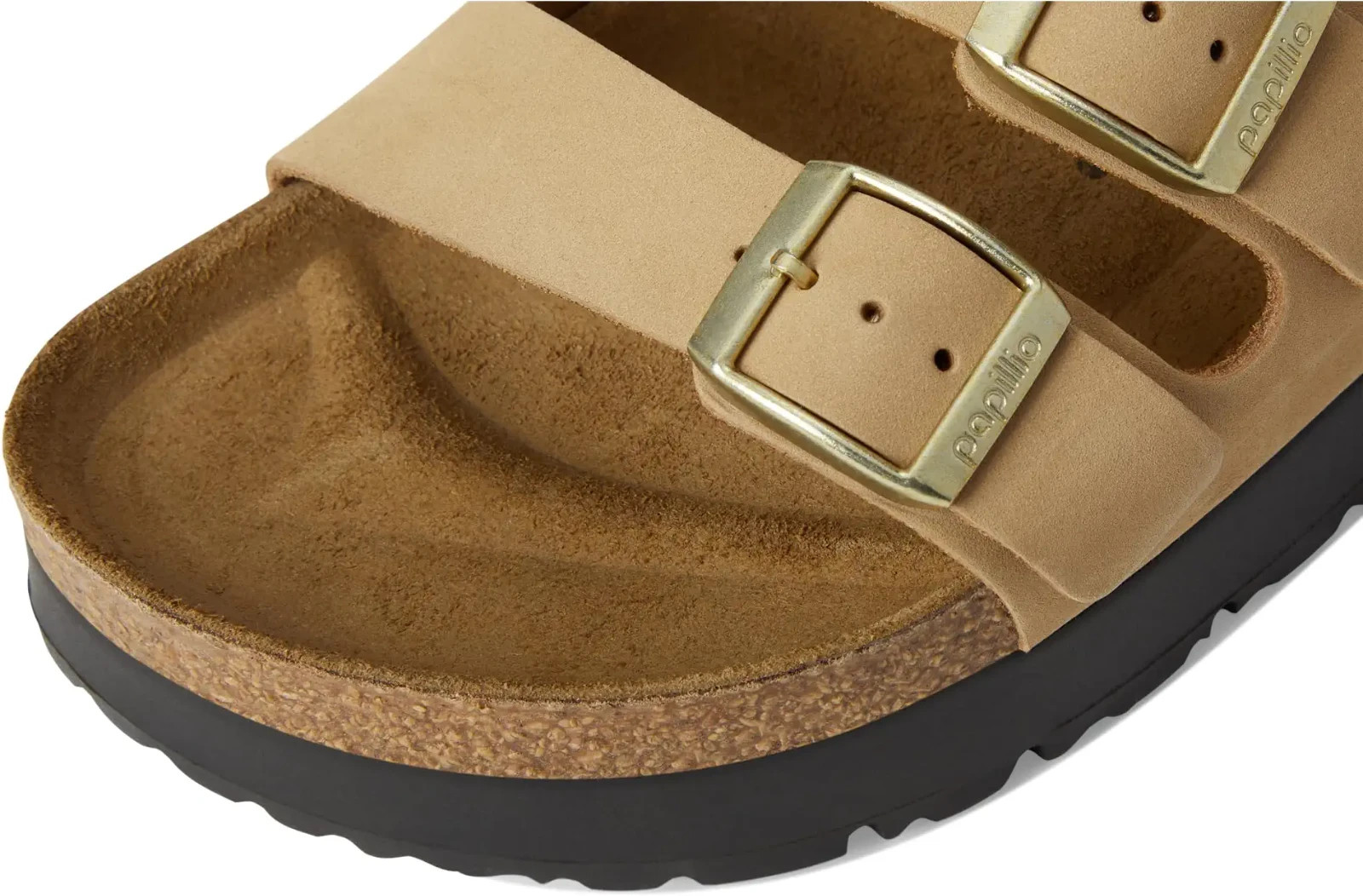 Birkenstock Florida Platform Sandcastle Nubuck Sandals EU 41 US 10-10.5 Narrow N