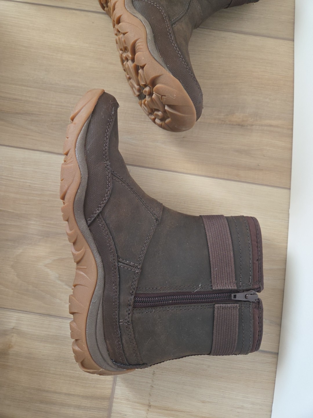 Merrell Murren Strap Warm Waterproof Winter Ankle Boots Pewter Women’s Size 8