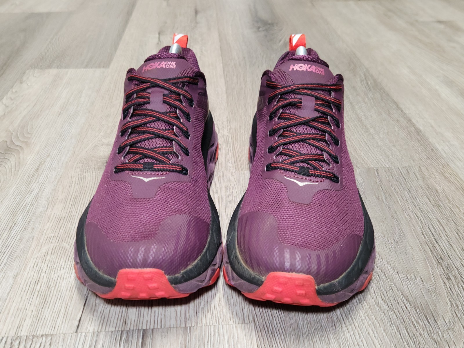 Hoka One One Challenger ATR 5 Running Shoes Womens Size 10.5 Italian Plum Purple