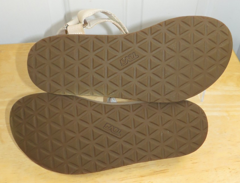 Teva Women’s Size 9 Midform Universal Grooveline Sandals in Birch 1134370