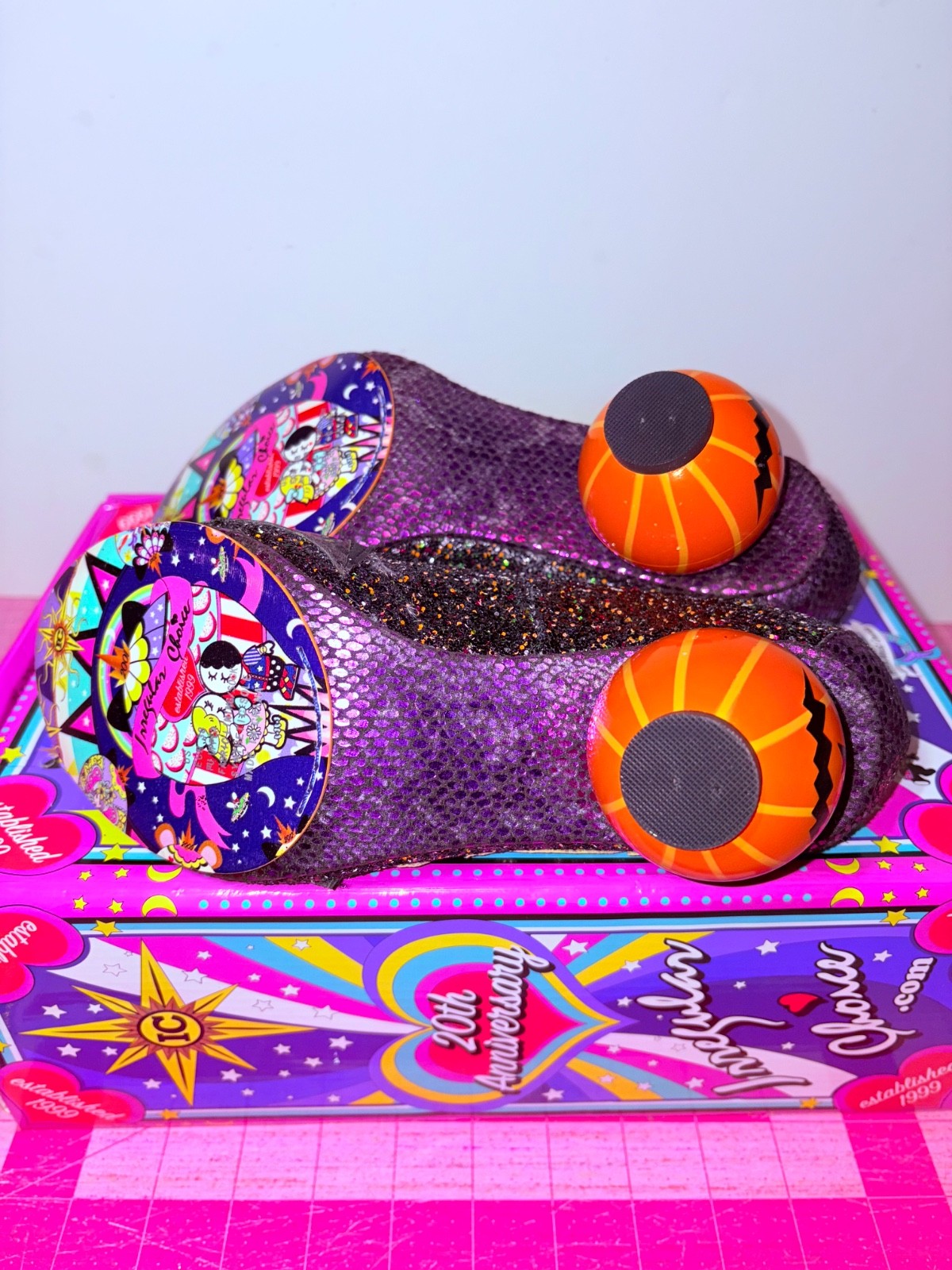 Irregular Choice Halloween Size US 7 Euro 38 Ghouls Best Friend- pumpkin heel