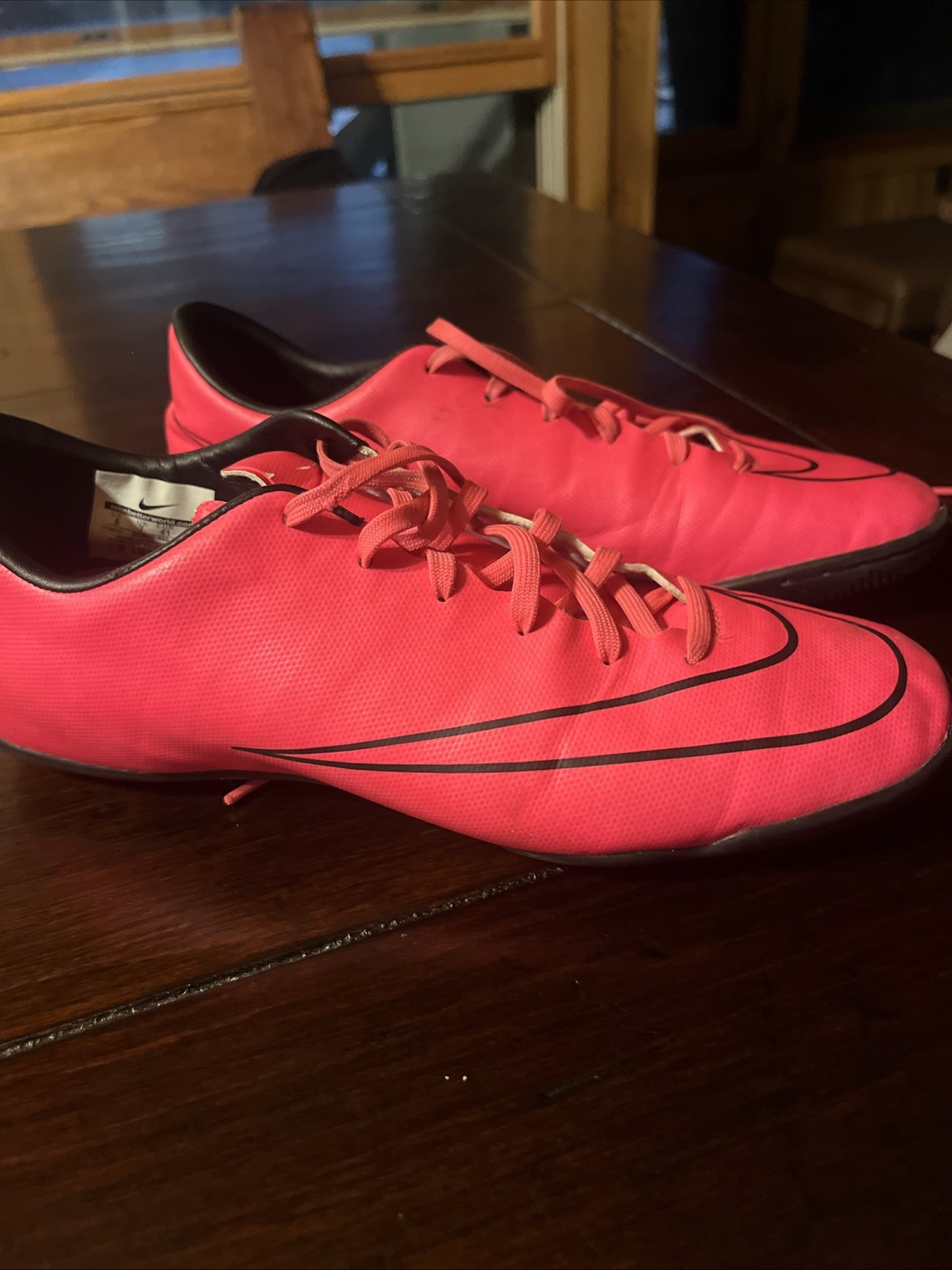 Nike Mercurial Victory V IC Hyper Pink 651635-660 US size 8 Futsal Soccer Cleat
