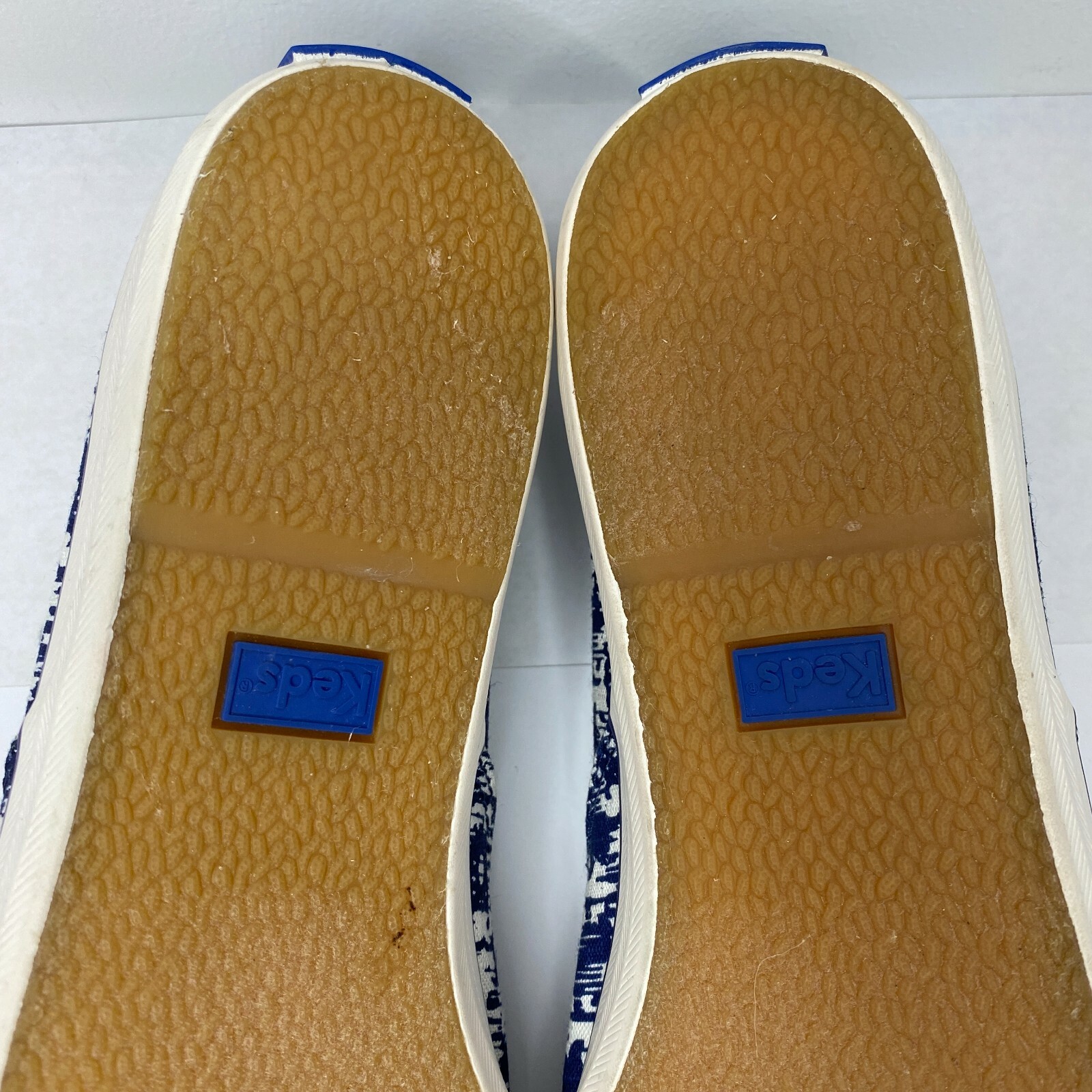 Keds Tennis Shoes Women’s 9.5 Twilight Blue White Champion Ikat Oxford Sneaker