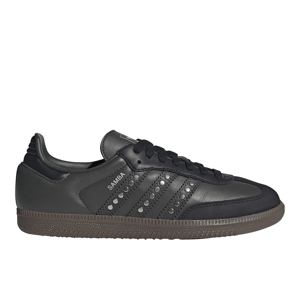 adidas Samba Og Lace Up Womens Black Sneakers Casual Shoes JR8869