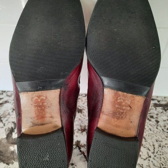 Sigerson Morrison red ankle booties size 6.5