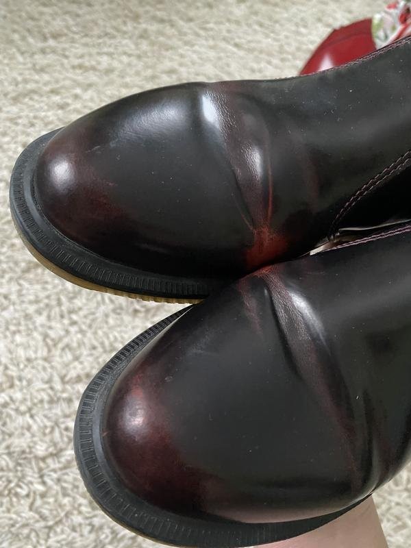 Women Dr Martens boots black leather 38 #3K6O