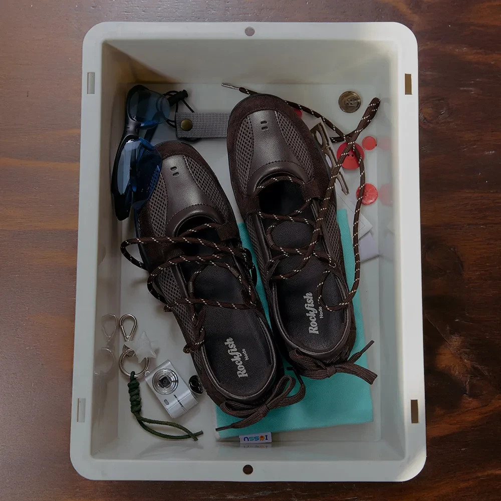 Rockfish Weatherwear NICOLE WEAVING LACEUP SNEAKERS Leather Balletcore