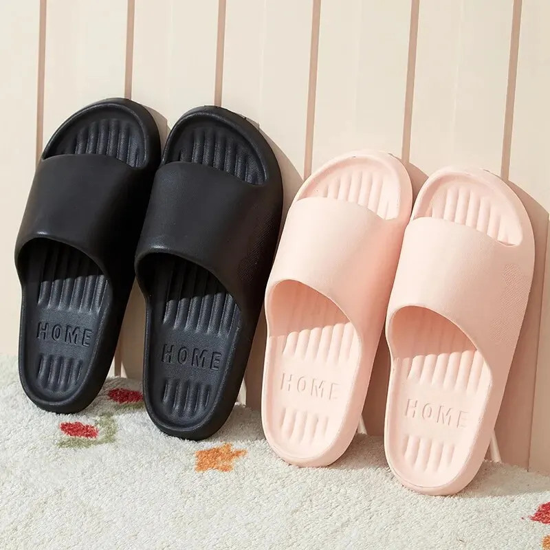 Soft Slippers Couples Home Outdoor Slipper Summer Women Bedroom Thick Bottom Sho