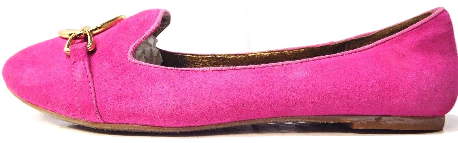 Chocolat Blu Aries Flat Slip On Hot Pink Suede leather Size Varies NEW Limited!!