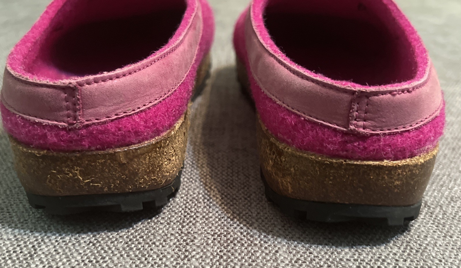 Giesswein Chamerau Fuschia Pink Wool Clog Mules Shoes Women’s SZ EU 40 US 9