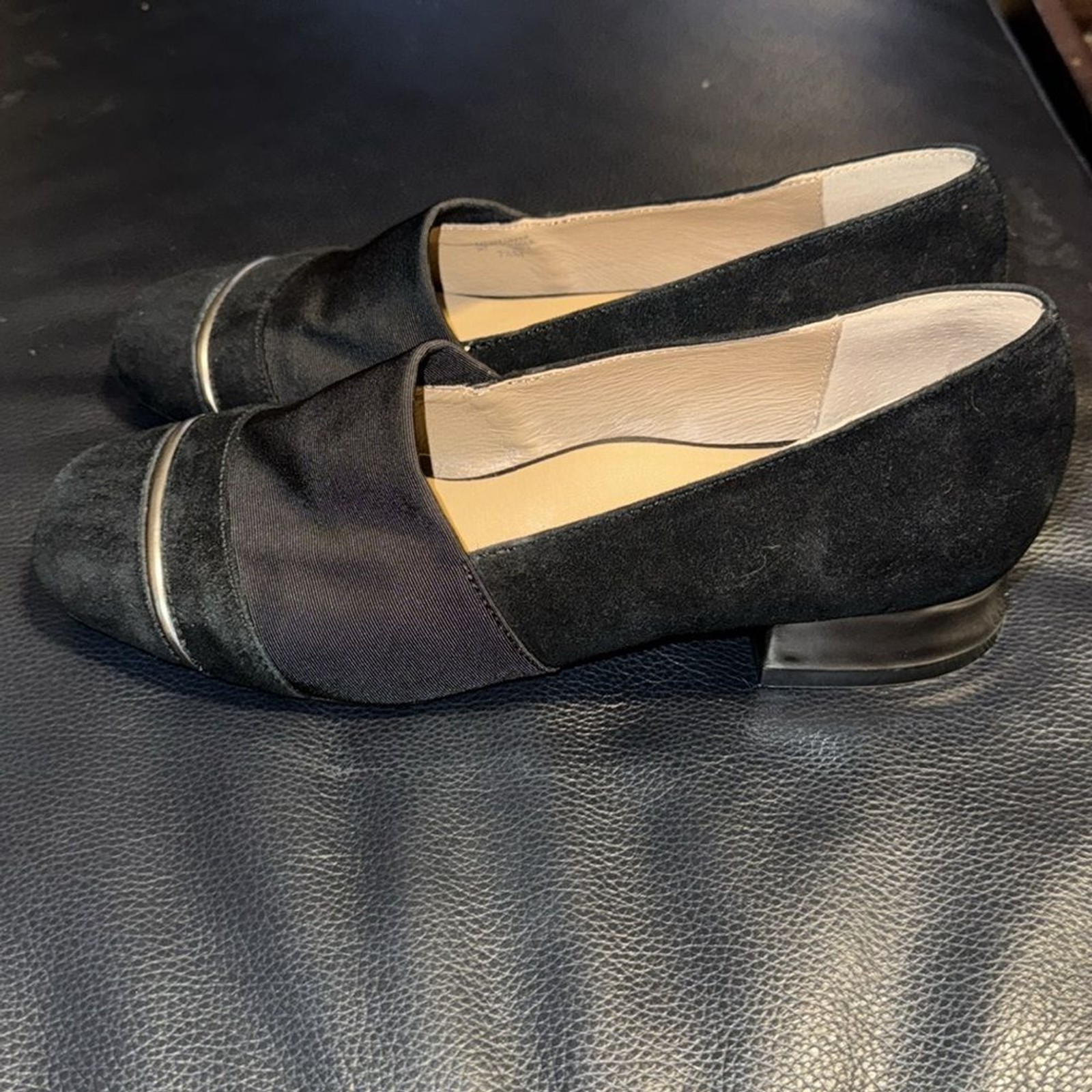 Bettye Muller Concept Gobi Stretch Suede Loafer 7.5