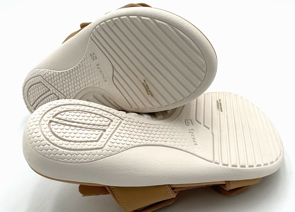 Spenco Kholo Nuevo Women’s Size 7.5 D (Wide) Champagne Comfort Slide Sandal NWOB