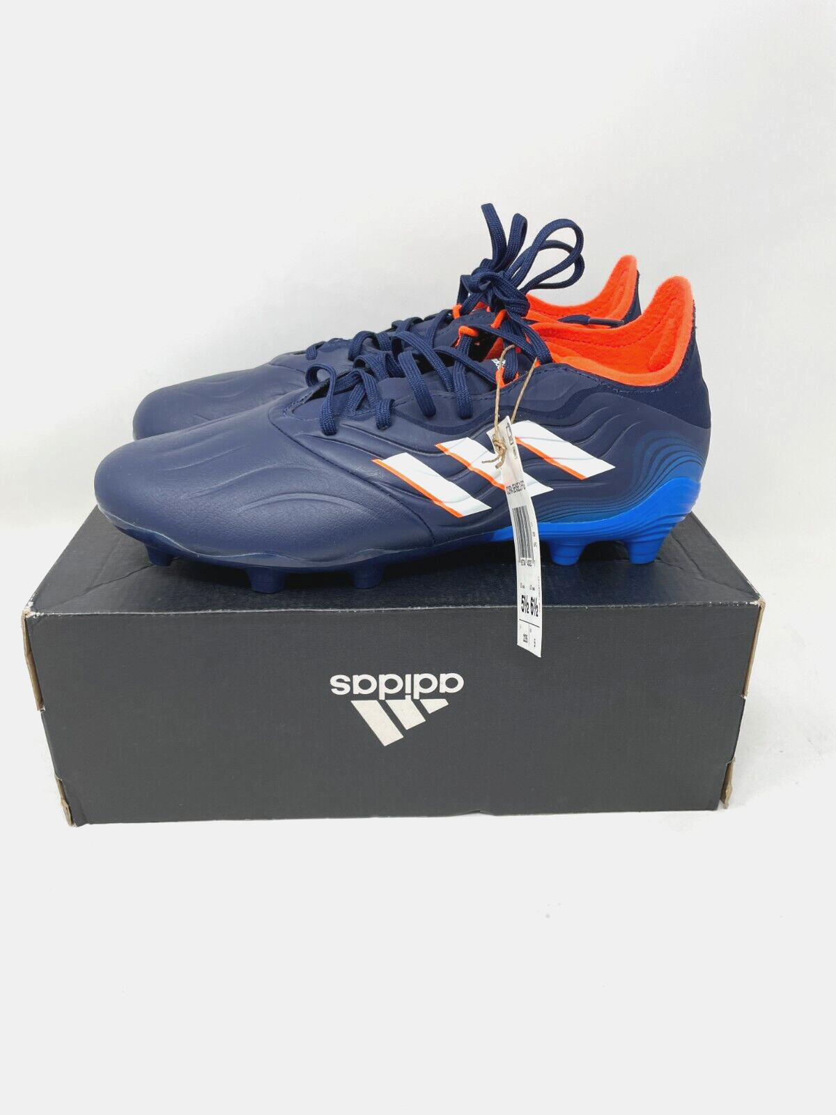 Adidas Womens 6.5 Copa Sense 2 Firm Ground Leather Blue/ White Soccer Cleats