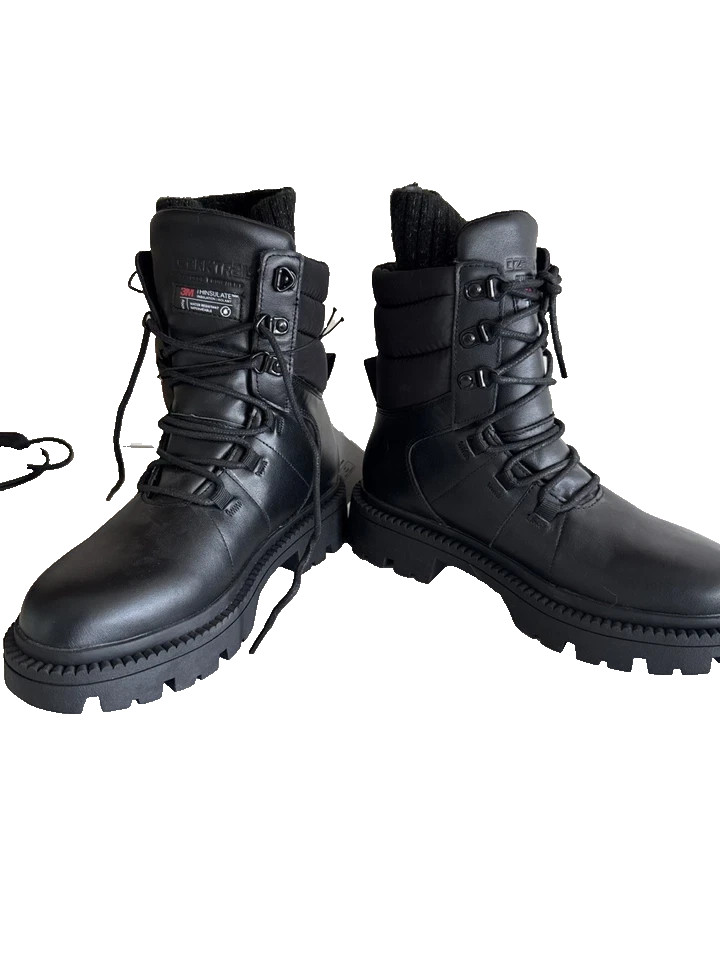 Ozark Trail Women’s SIZE 7 Lace Up Black Winter Combat Boots -20F Temp Rated