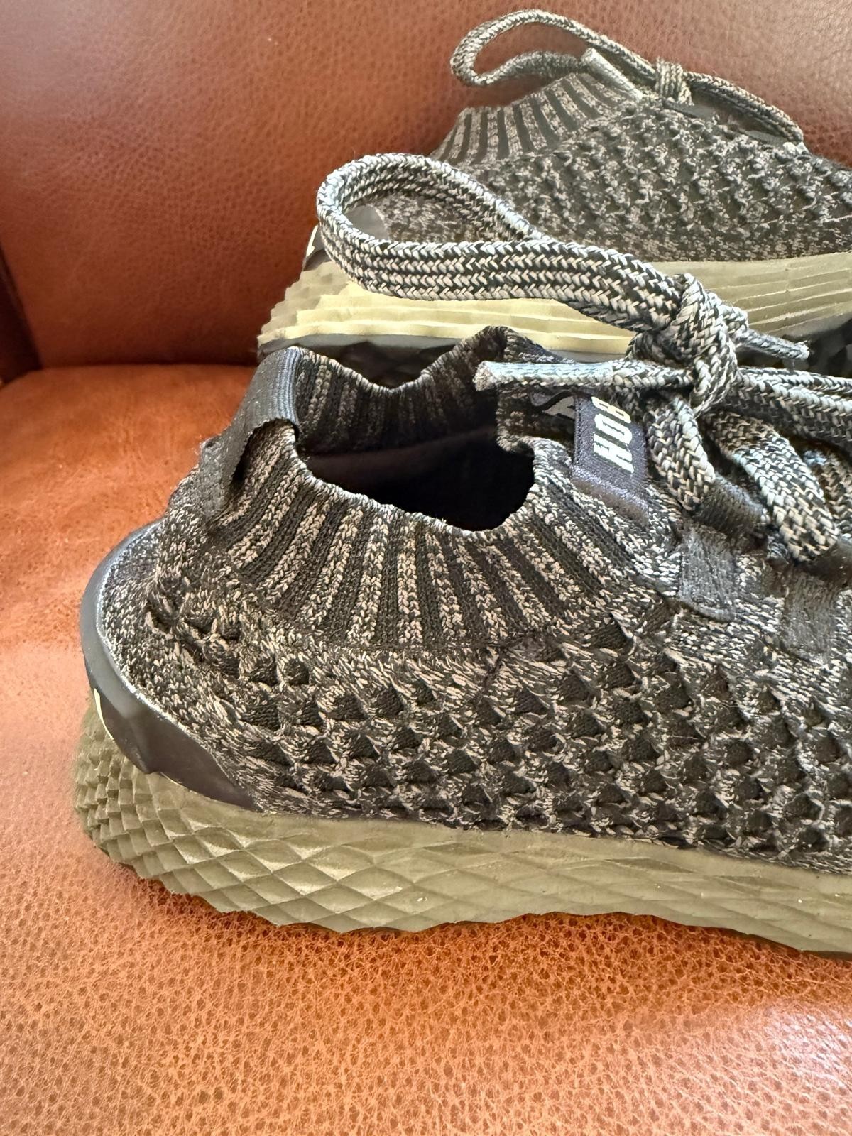NOBULL Black Knit Slip-On Athletic Sneakers with Gray Laces (Men’s/Women’s)