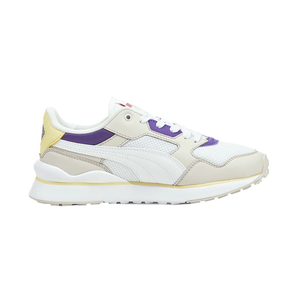 PUMA R78 Futr Lace Up Womens Off White Sneakers Casual Shoes 375691-06