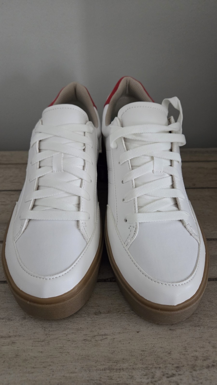 Dr Scholls Shoes Womens 9.5M Madison Lace Casual Low Top Sneakers White Fabric