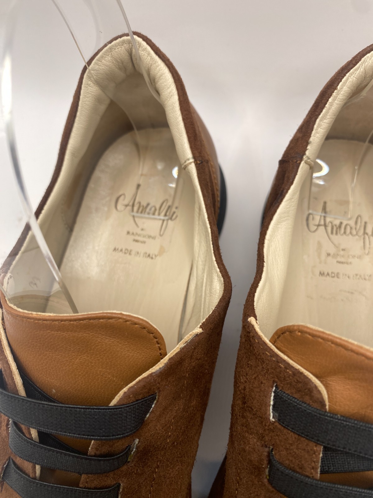 AMALFI BY RANGONI Womens Jill Sneaker In Castagno Cashmere Sz 9.5 M