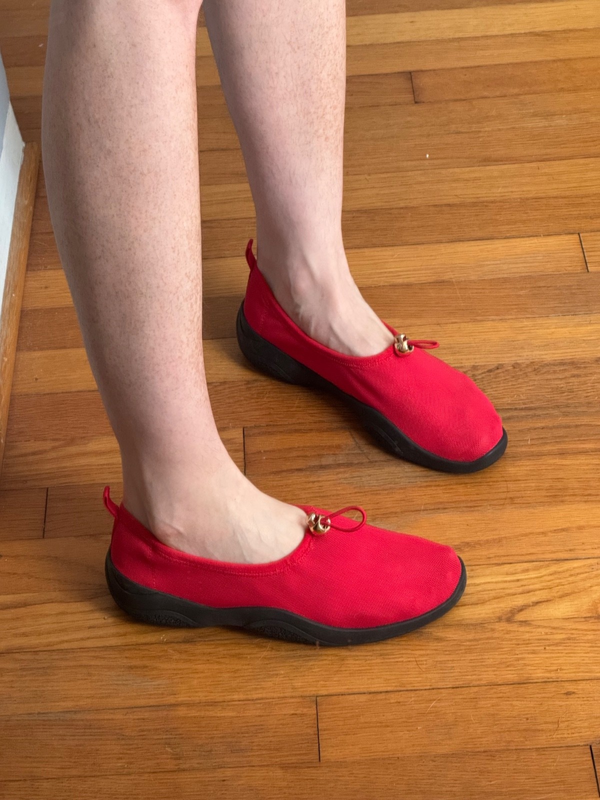 Loeffler Randall Red Mesh Ballet Flat – Raina Size 9.5-10B, New WT