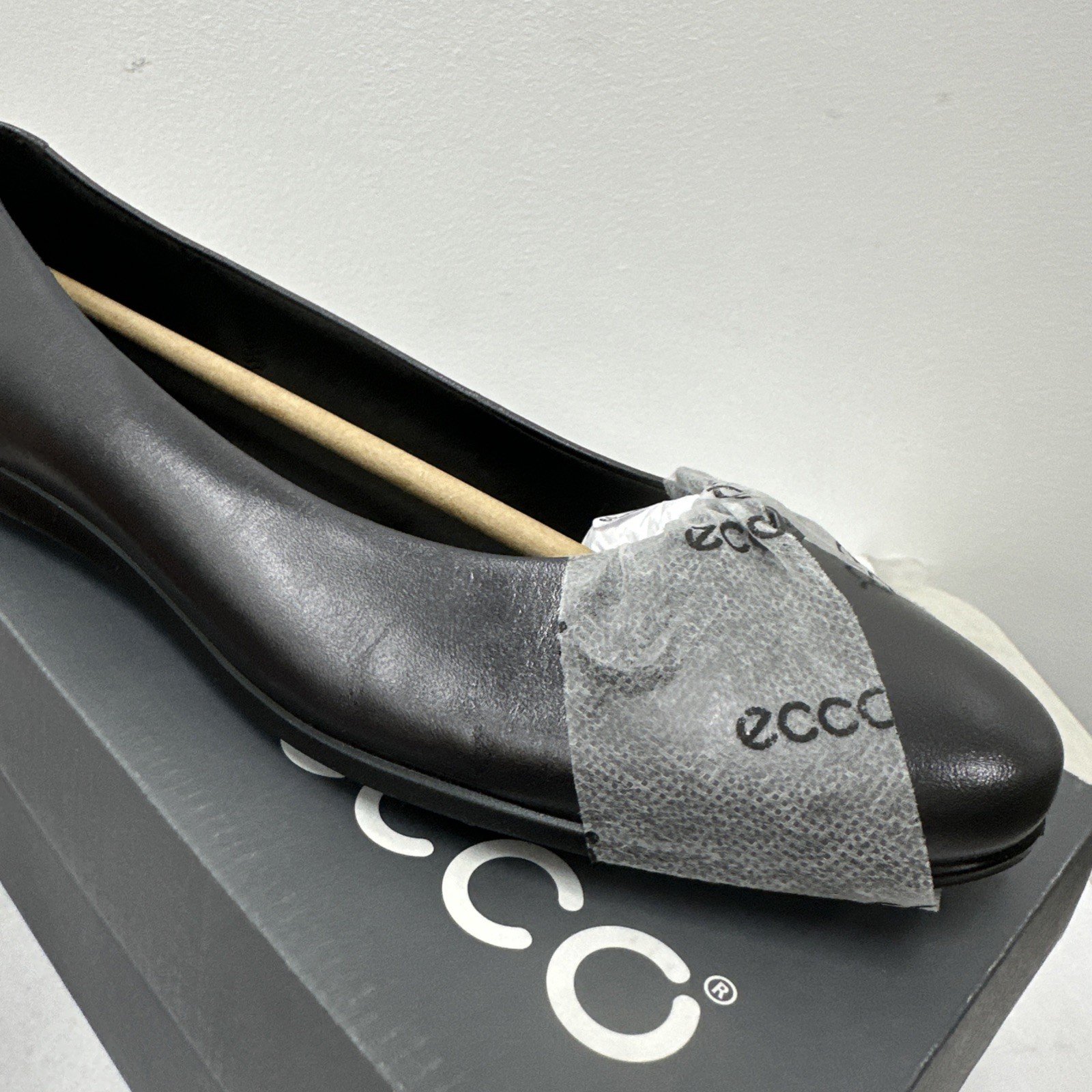 ECCO TOUCH BALLERINA FLAT | ARTICLE 271713 | HEAVY SILVER 61018 | SIZE 10-10.5US