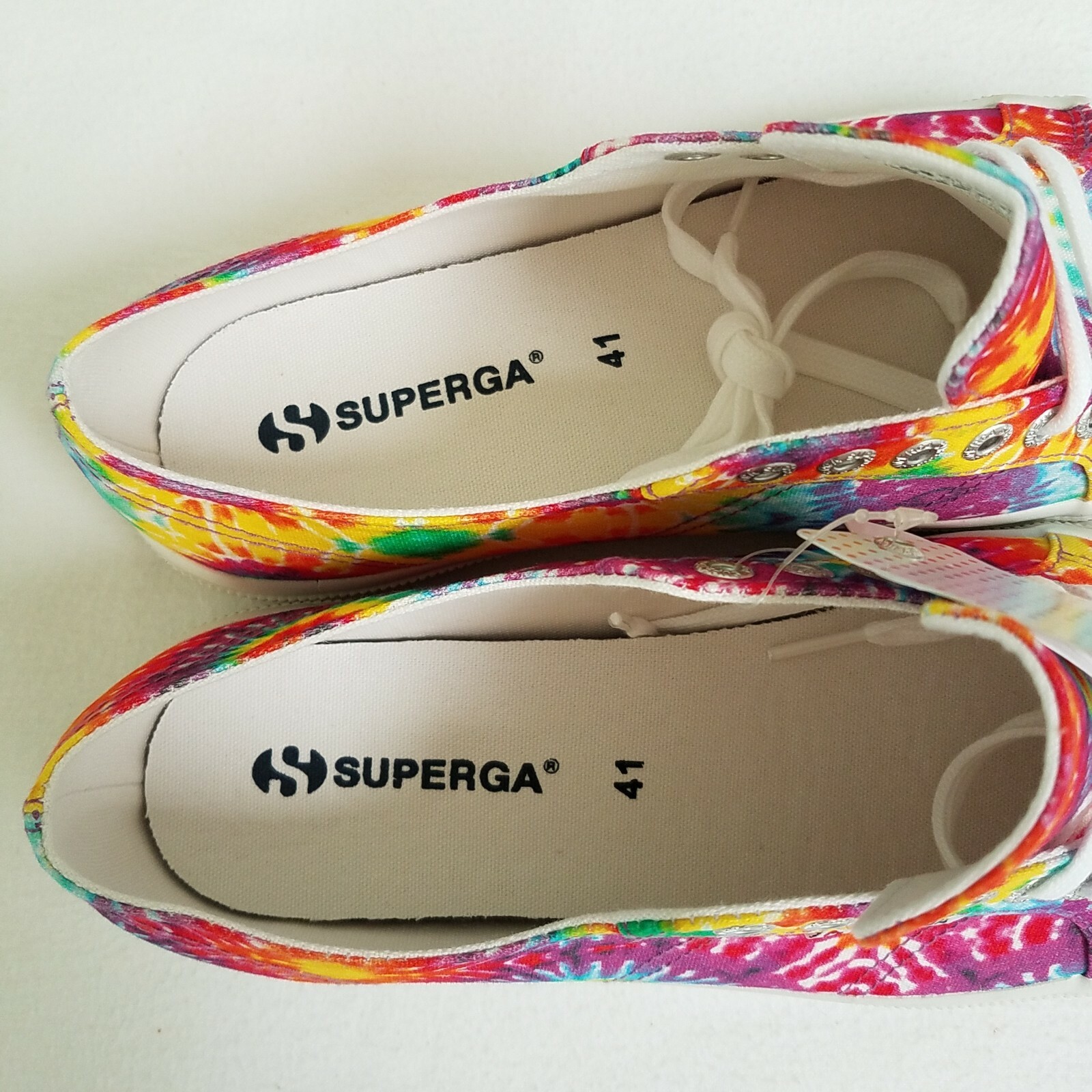 Superga 2750 Low Top Tie Dye Rubber Sole Sneakers Women-8.5 Men-7 NIB BEATNIK