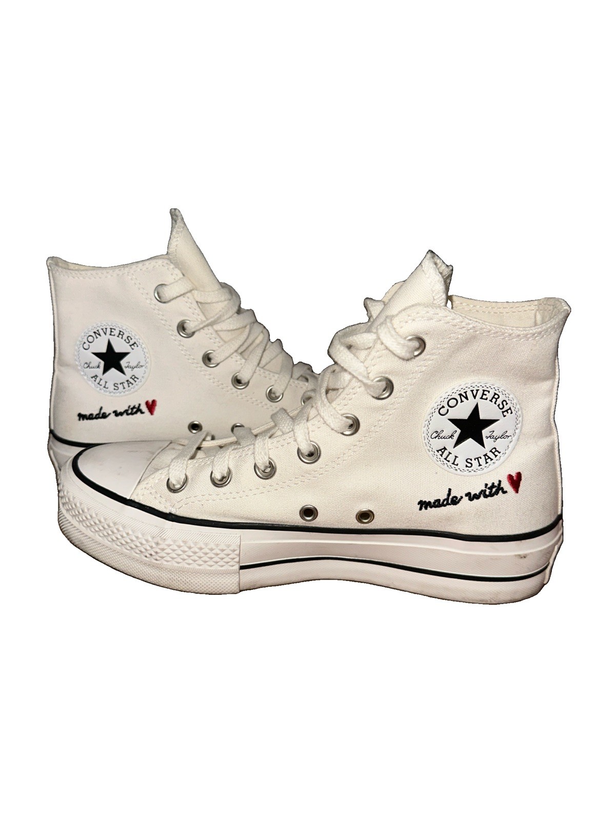 Sz 7 Converse ChuckTaylor All Star Platform High TopTennis Shoe – MADE WITH LOVE