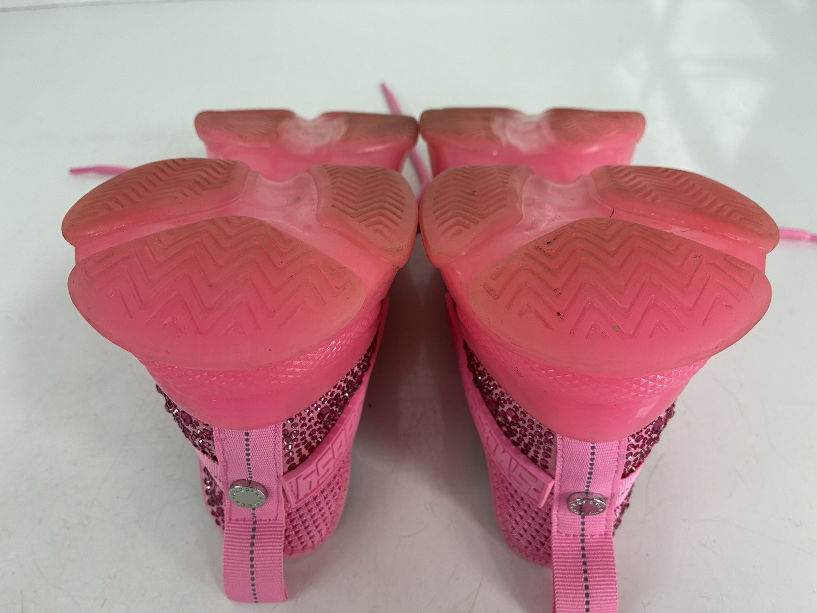 STEVE MADDEN Women’s Hot Pink MAXIMA SM NY90 RHINESTONES SNEAKER-Size 8.5 M