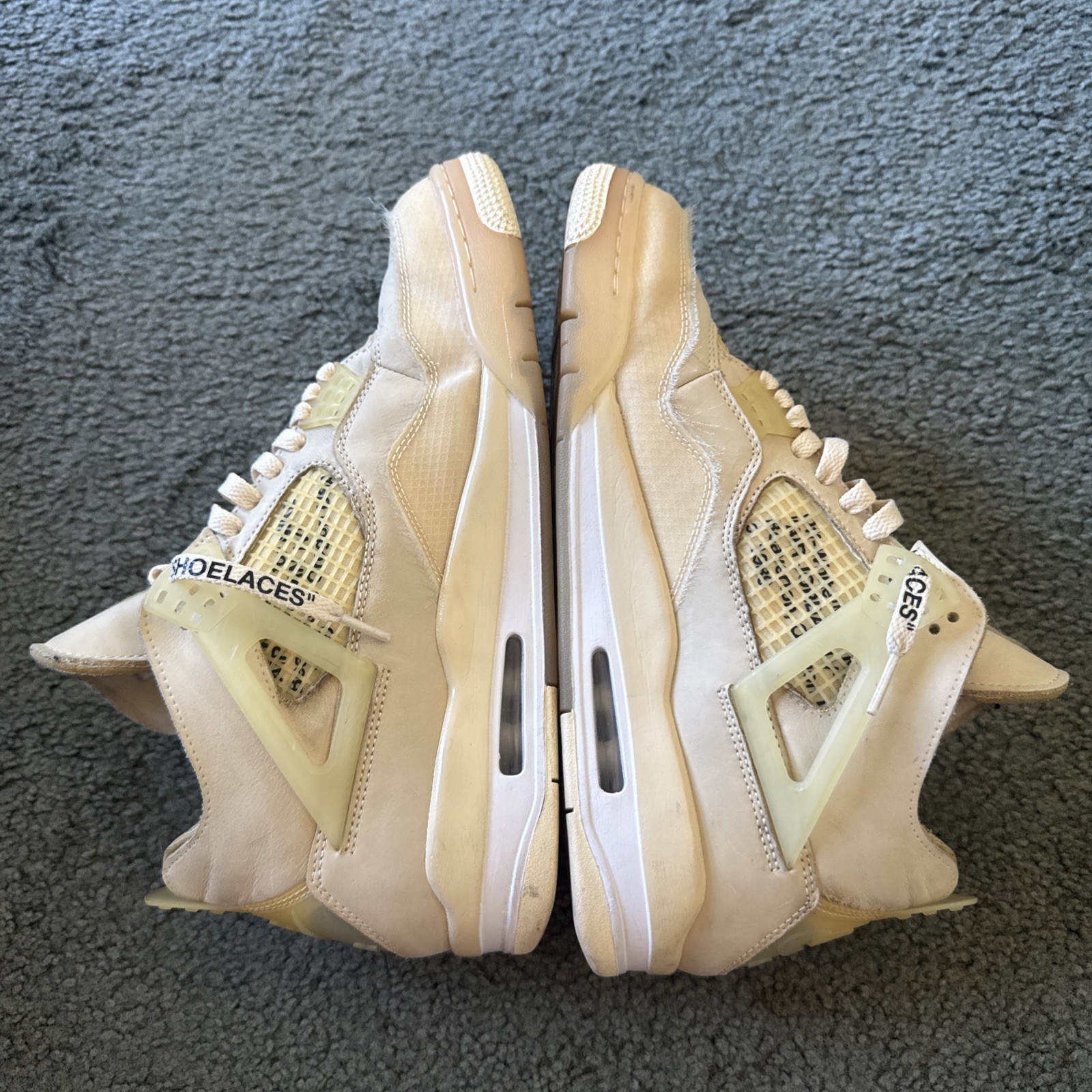 Nike Air Jordan 4 SP x Off-White Mid Sail Size 12W/10.5M
