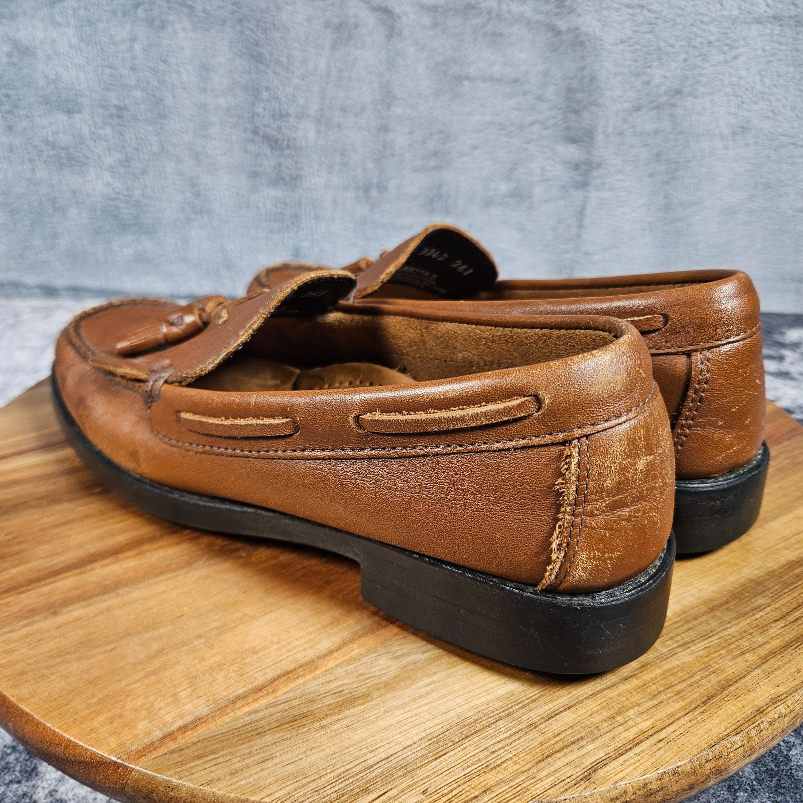 GH Bass Weejuns Marietta II Loafer Women Size 7 Brown Leather Tassel Kiltie Shoe