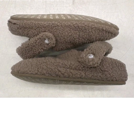 Crocs Unisex Adults Classic Cozy Mushroom Faux Fur Slide Slippers Size W9 👌