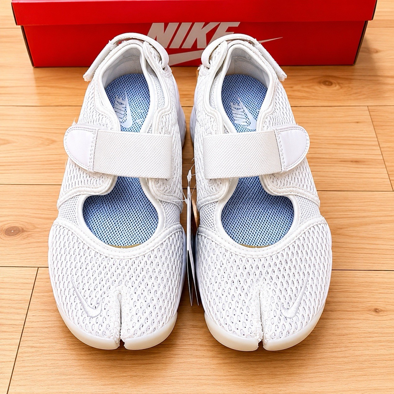 Nike Air Rift BR White Platinum Mesh Shoes Women’s US7 24cm 848386-100 NWT