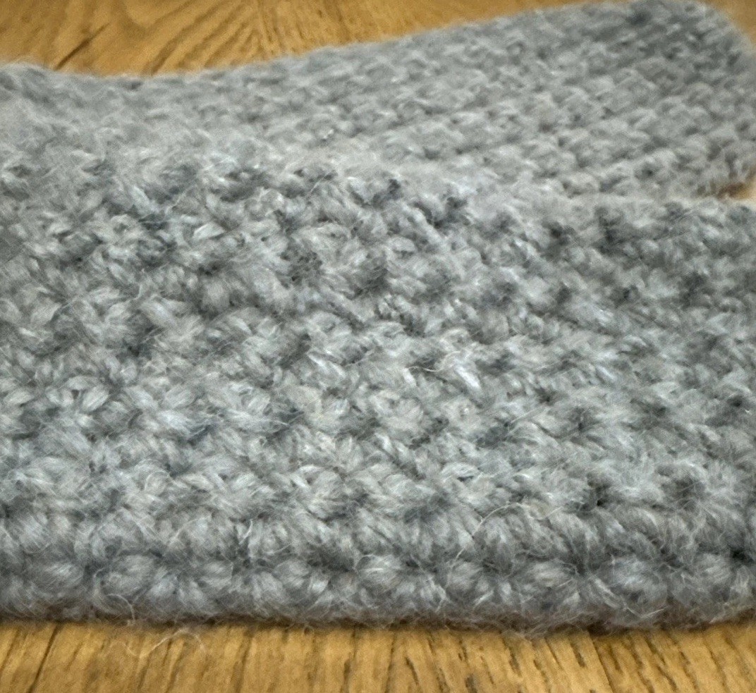 Alpaca Handmade Footies/ Slipper Socks Gray Small