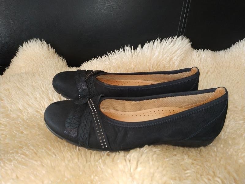 Women Gabor heels black nubuck 37 #7TEW