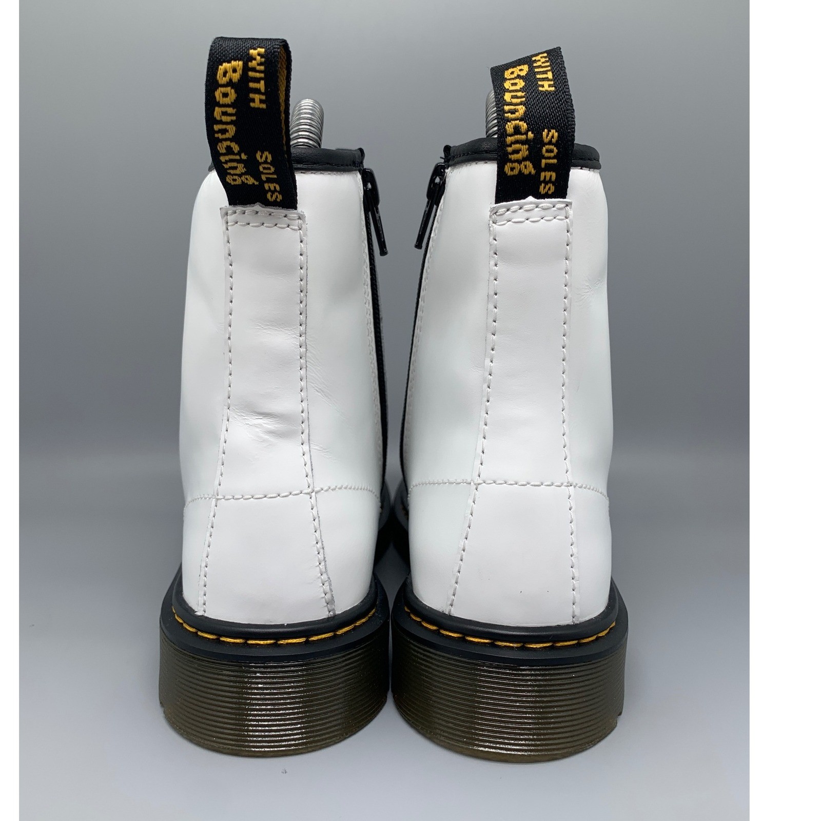 Dr. Martens 1460 White Smooth Leather Combat Boots Men’s Sz 5 Women’s Sz 6