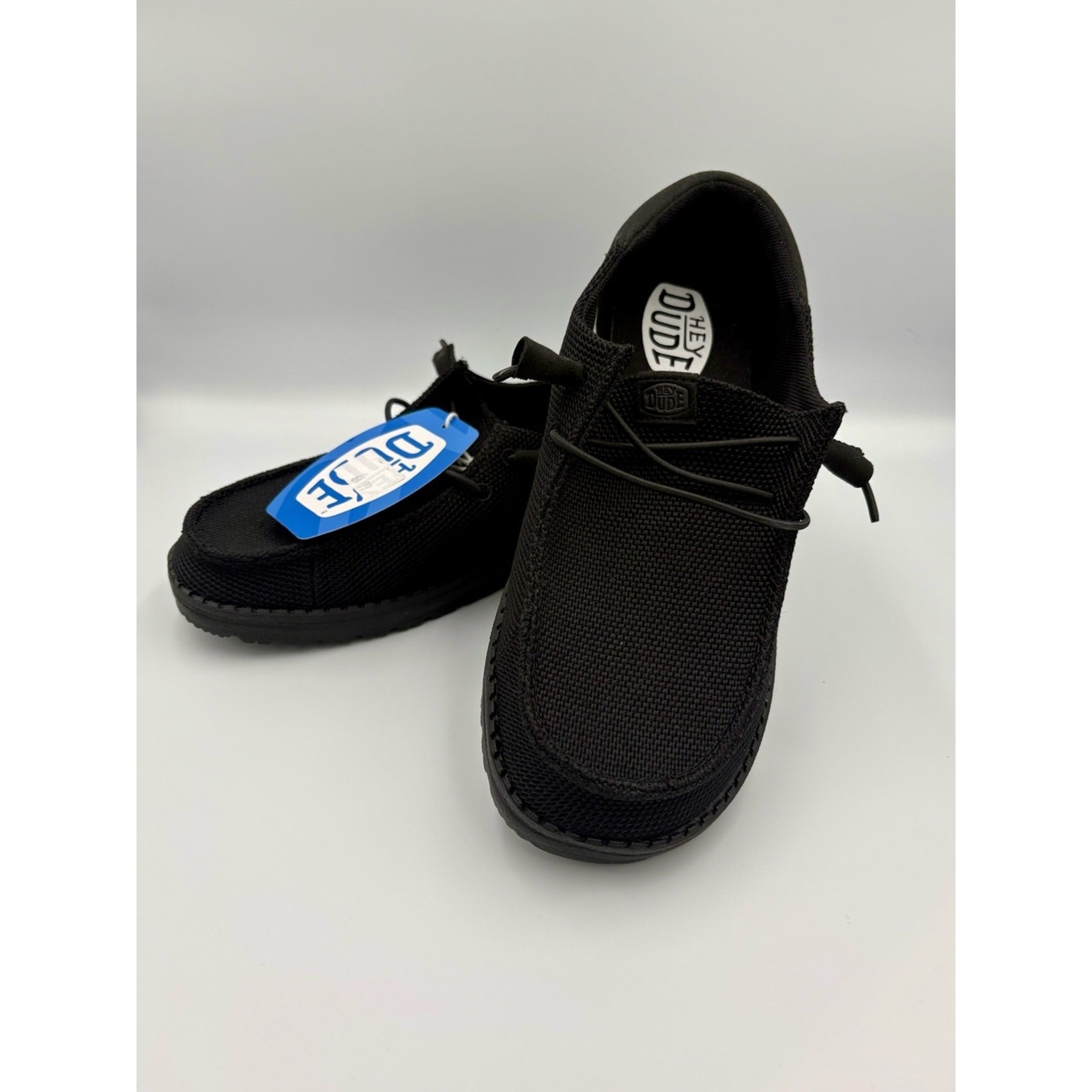 Women’s NWT Hey Dude Black Wendy Funk Lightweight Slip-On Shoes. Size 10