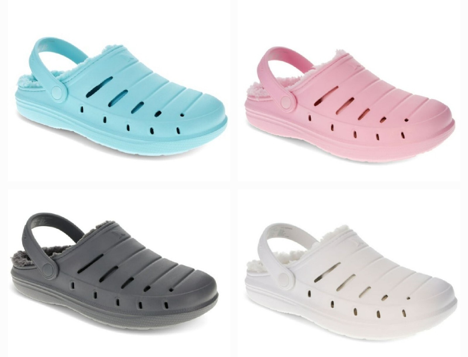 Rugged Shark Women’s Pick Color Slip-on Lined EVA Clog Slippers Shoes: 6-11