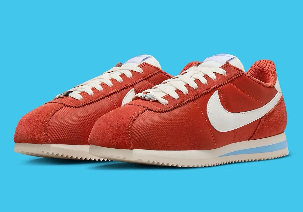 Nike Cortez Picante Red White Lace Up Casual Sneakers DZ2795-601 Women’s Sizes