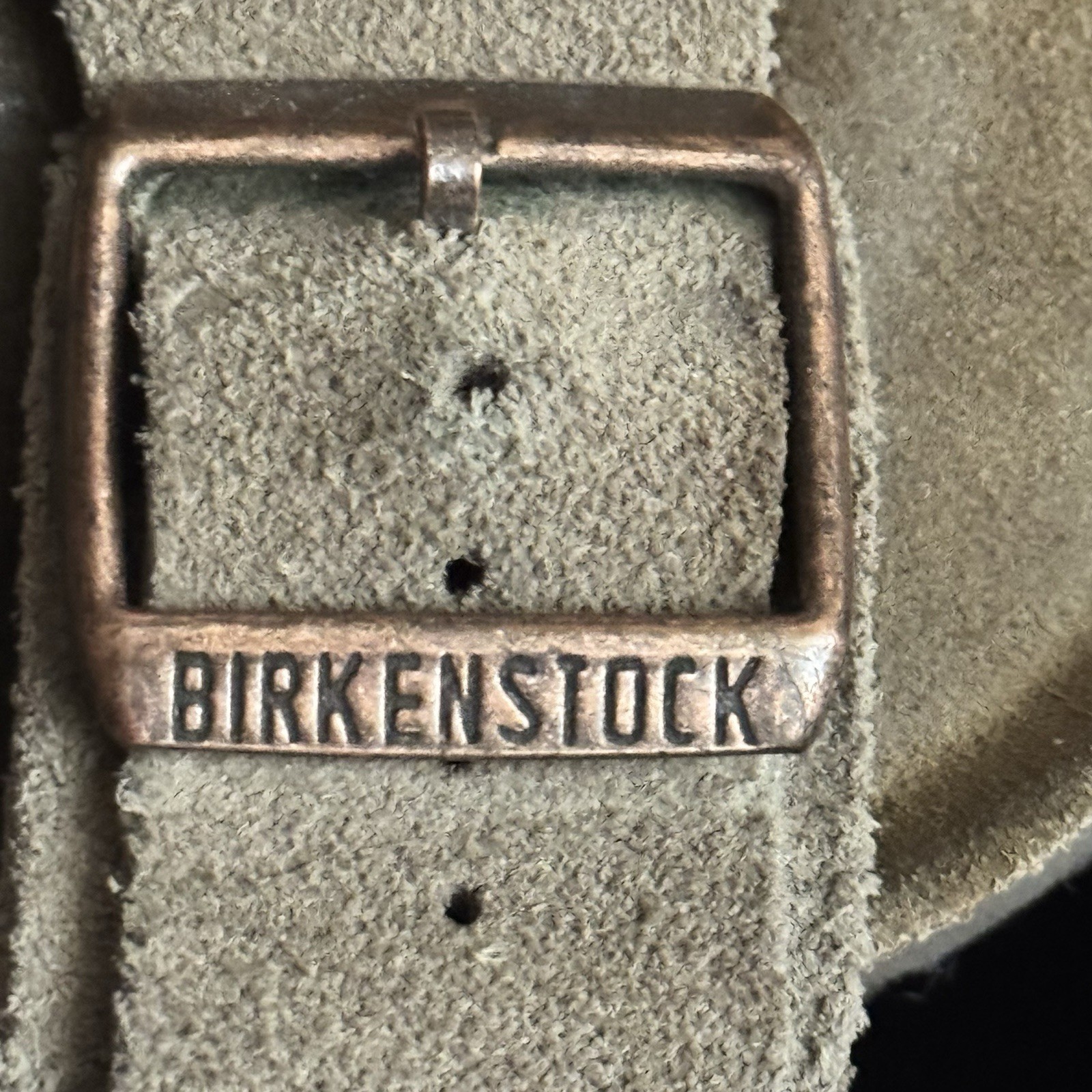 “Birkenstock Arizona Soft Footbed Suede Sandals Olive Taupe EU 37 US 6/6.5”