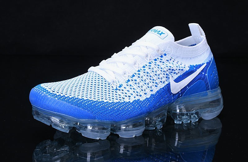 Nike Air VaporMax Flyknit 2 Women’s Blue Running Shoes, Size 5.5 – 8 Women’s