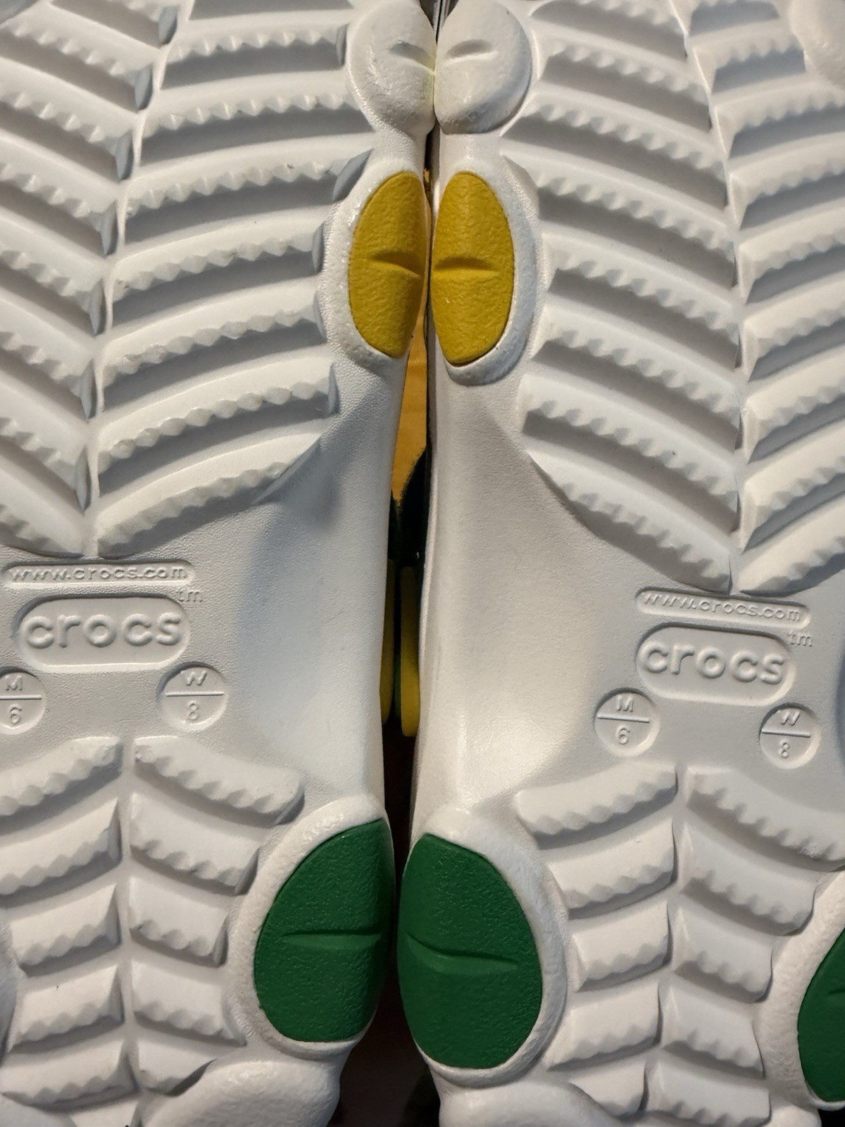 NWT CROCS SPRITE All-Terrain Clogs Green/Blue Lemon Women’s 8 Men’s 6