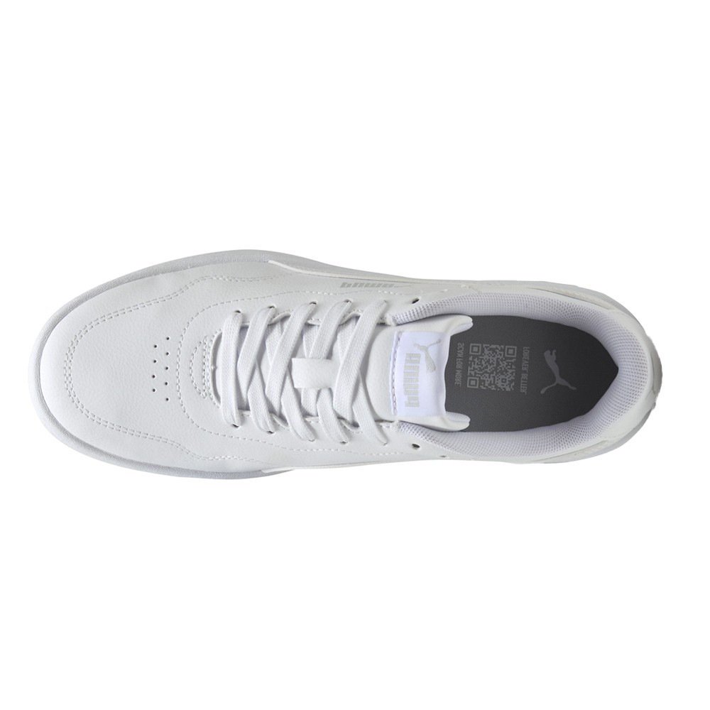 PUMA Court Lally Lace Up Womens White Sneakers Casual Shoes 40036702