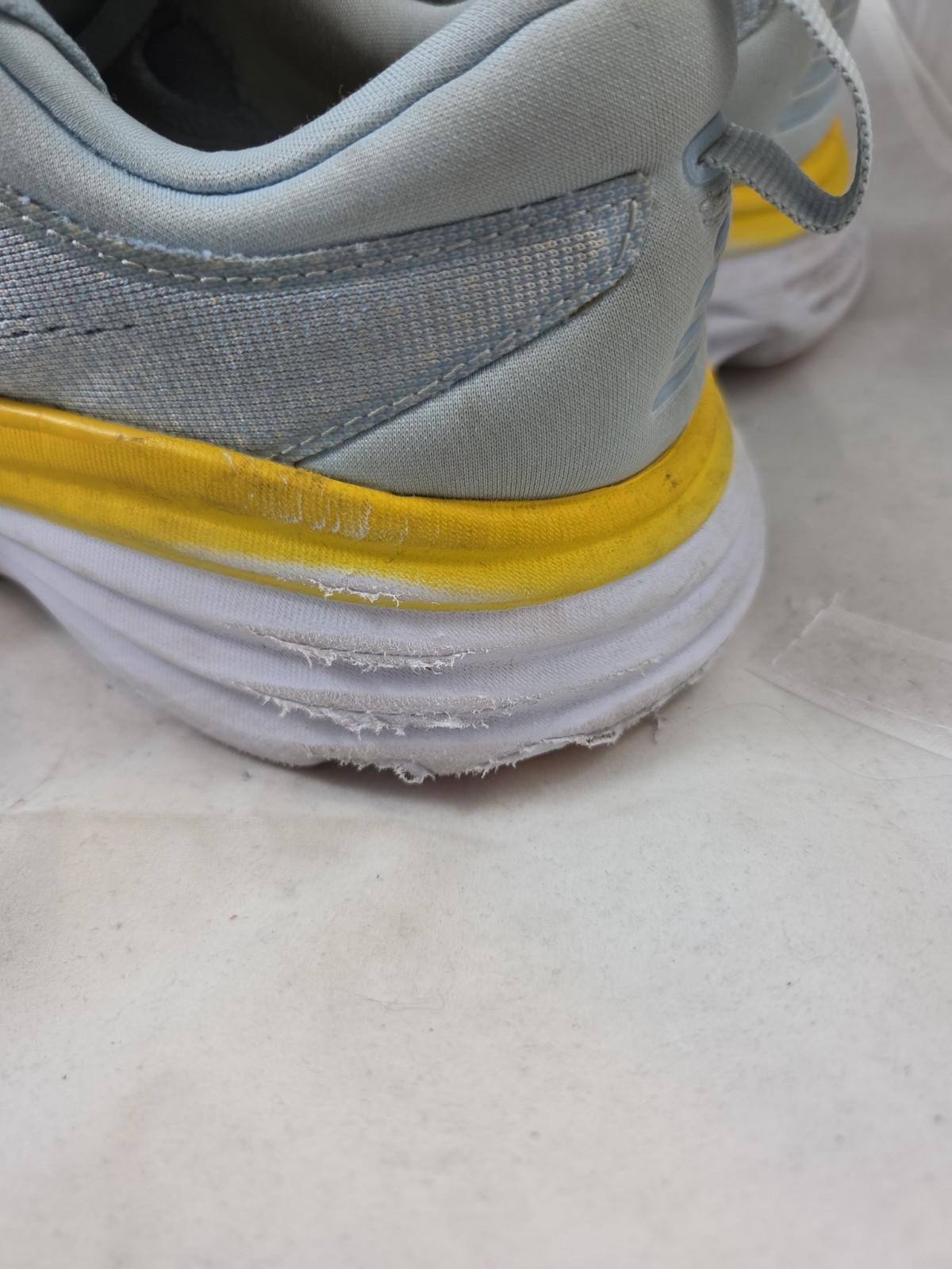 Hoka One One Bondi 8 Summer Song Blue Yellow Sneakers Women’s Size 10 B