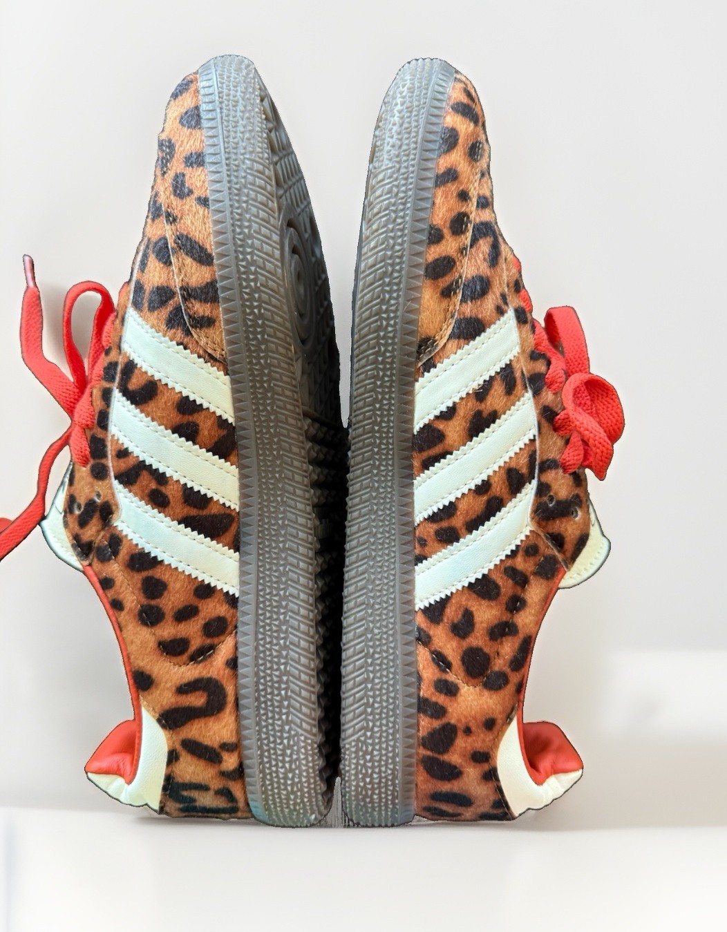 adidas Samba OG Preloved Red Leopard JI2734 Size 8
