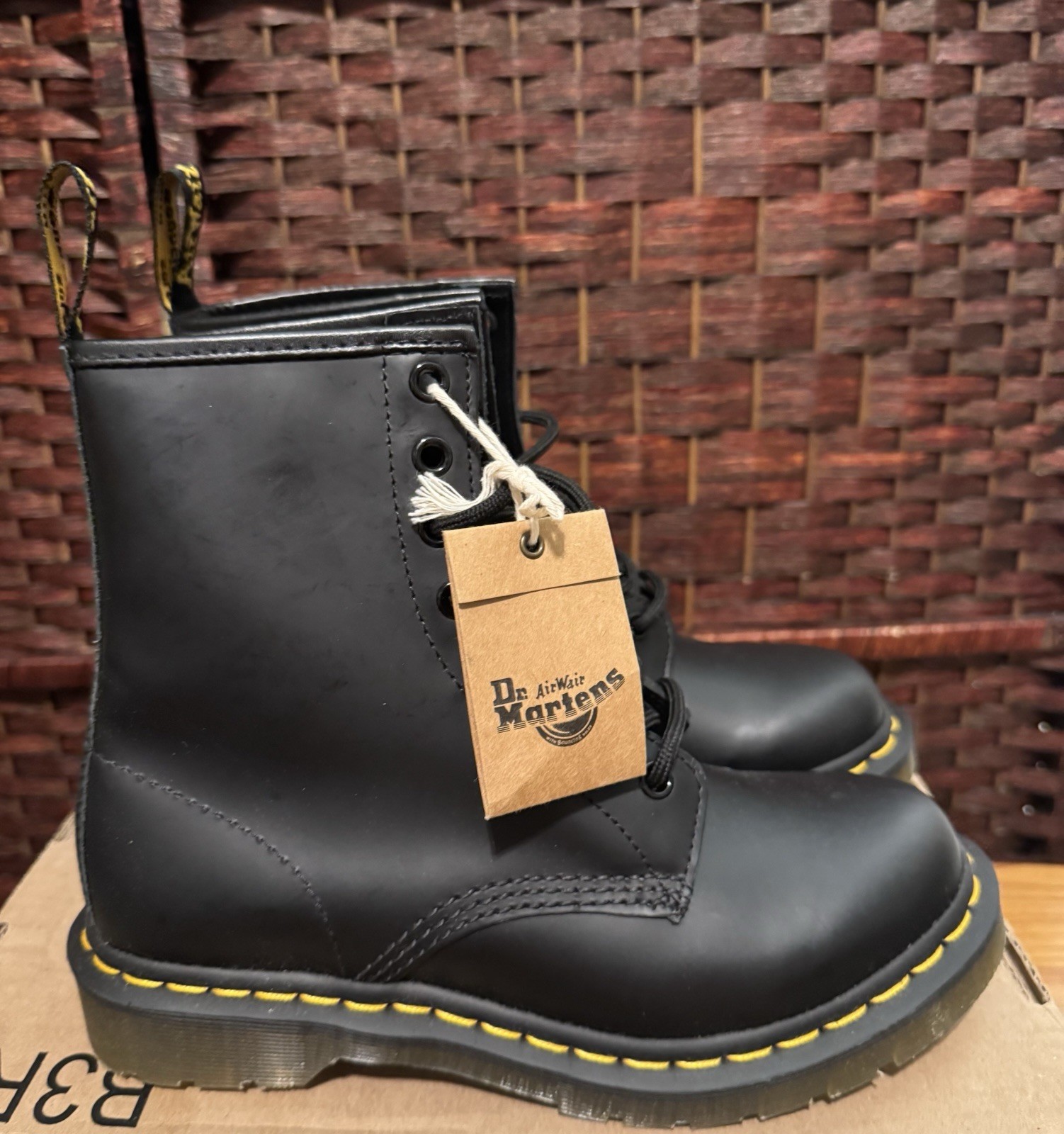 Dr. Martens 1460 Smooth Black Lace Up Leather Boots/Women’s Size 7