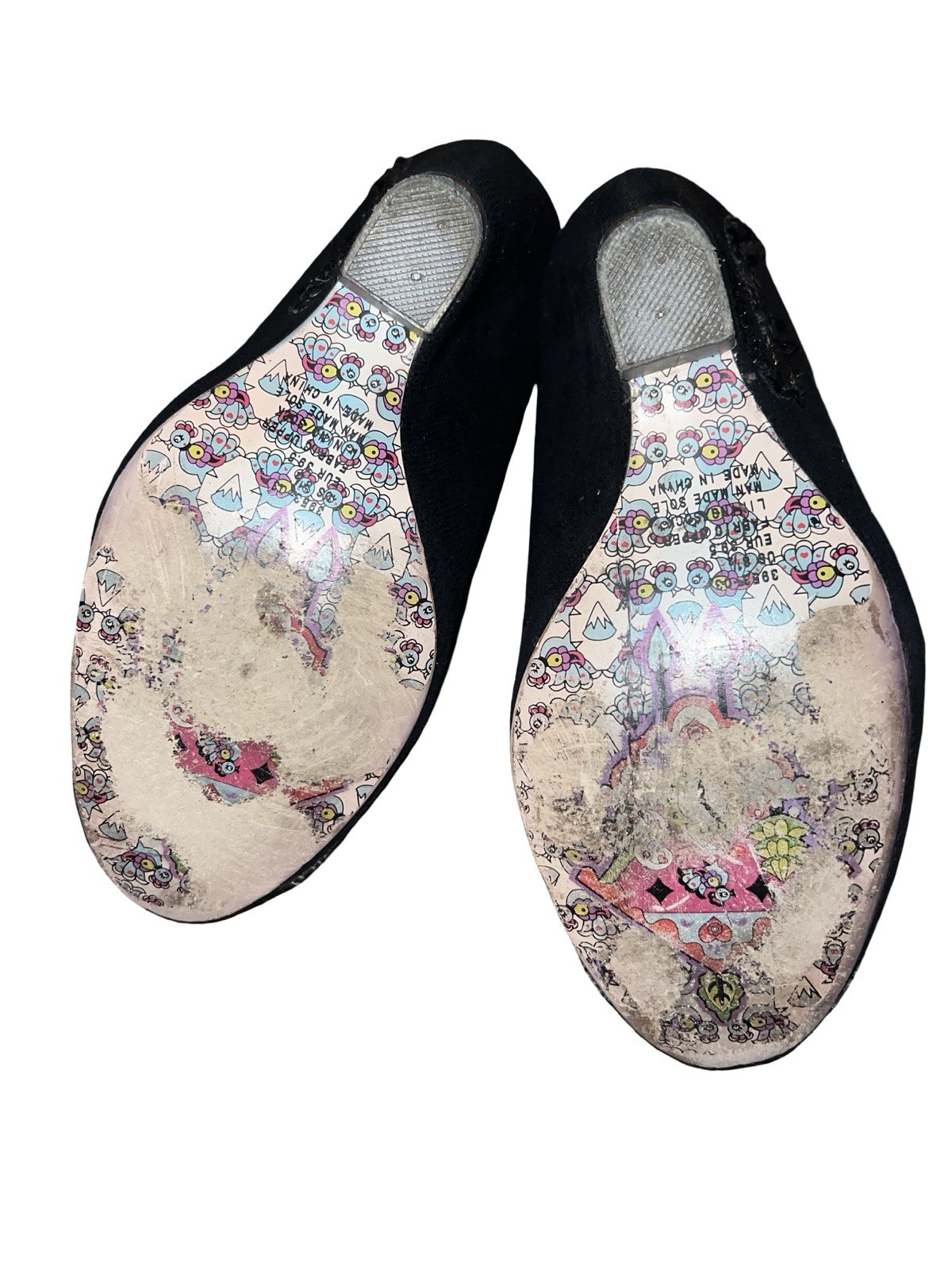Irregular Choice Black Cat Heels Cheese On Toast Model Size 8.5” +Read